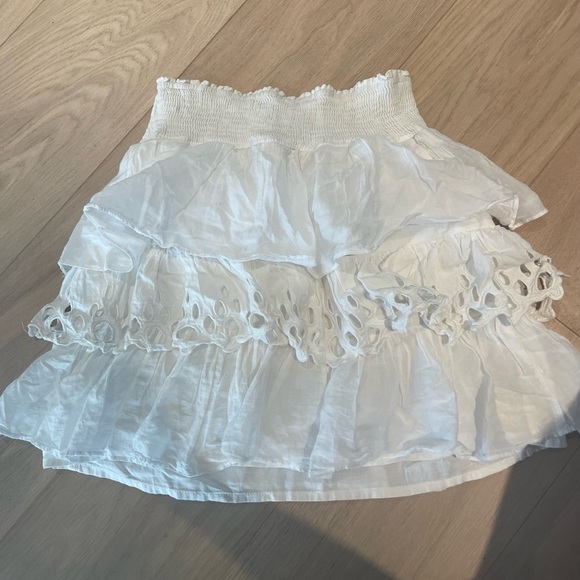 Vintage Zara Frilly White Skirt - Picture 5 of 5